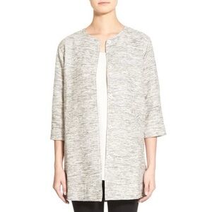 Eileen Fisher Cotton Twist Jacket Womens Size L